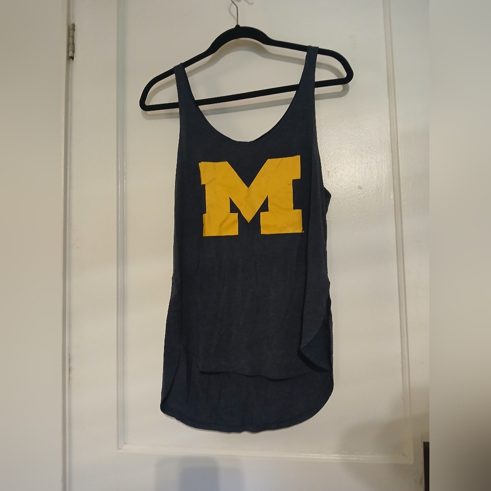 U of M blue tank top University of Michigan